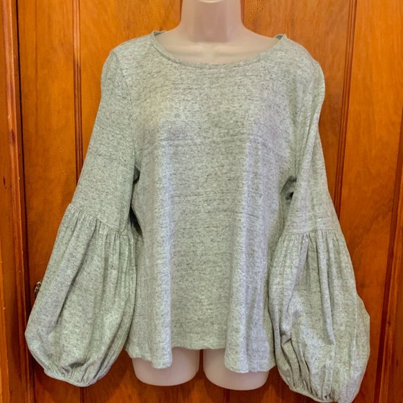 "Loft" pull over top with balloon sleeves, NWOT, M - Picture 15 of 16